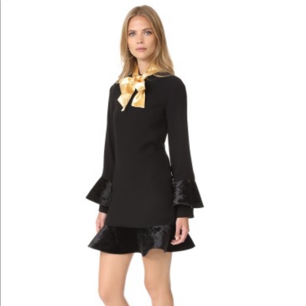 Romanchic Gold Ribbon Dress